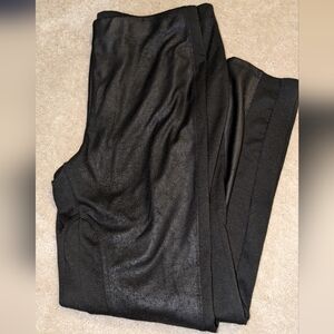 Mossimo Women's Black Pleather Leggings Size XL